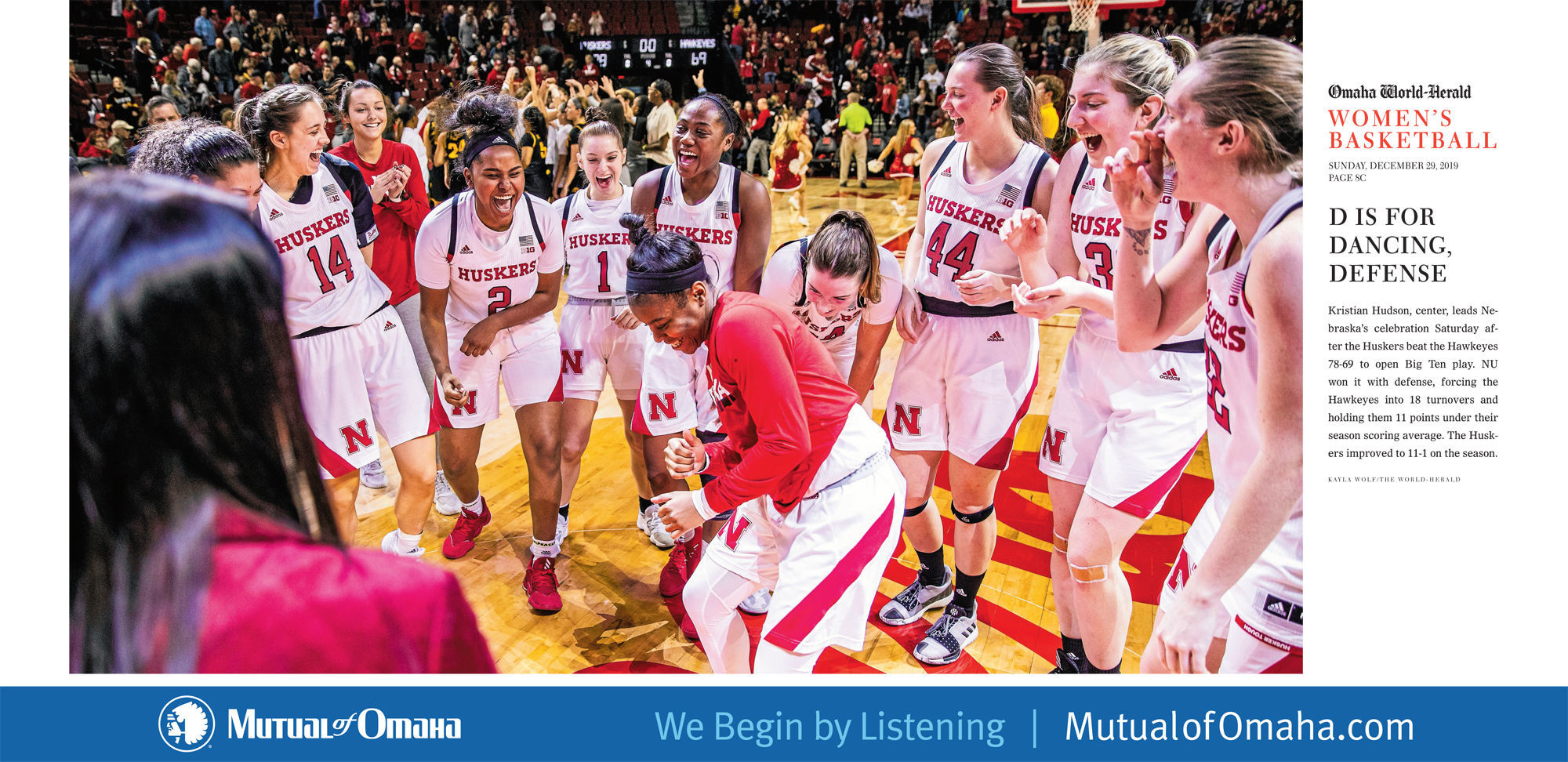 Husker women's basketball: D is for dancing, defense